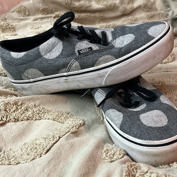 Vans, 9.5, polka dots, platform - Picture 5 of 6